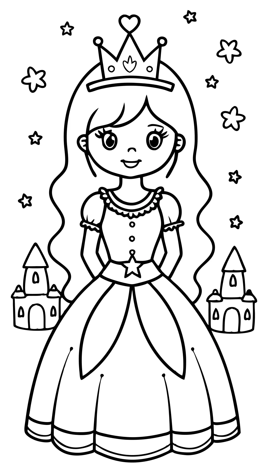 coloring pages of princesses